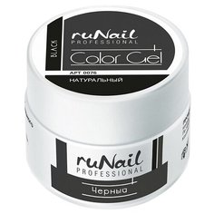 Паста Runail Color Gel Натуральный черный