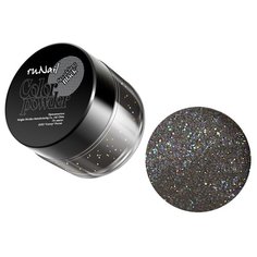 Акриловая пудра для дизайна Runail Цветная 7.5 г Sparkling Black