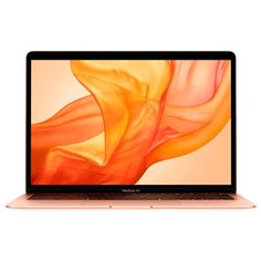 Ноутбук Apple MacBook Air 13 дисплей Retina с технологией True Tone Early 2020 (Intel Core i3 1100MHz/13.3"/2560x1600/8GB/256GB SSD/DVD нет/Intel Iris Plus Graphics/Wi-Fi/Bluetooth/macOS) MWTL2RU/A золотой