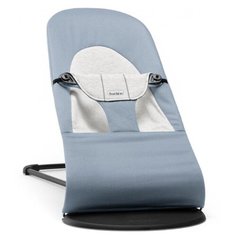 Шезлонг Baby Bjorn Balance Soft (хлопок/джерси) blue/grey
