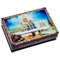 Набор конфет Кремлина Курага шоколадная с грецким орехом в сувенирной шкатулке 300 г