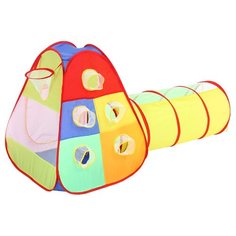 Палатка Bony Кубики с туннелем LI9175 разноцветный