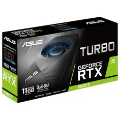 Видеокарта ASUS Turbo GeForce RTX 2080 Ti 1350MHz PCI-E 3.0 11264MB 14000MHz 352 bit HDMI 2xDisplayPort HDCP Retail