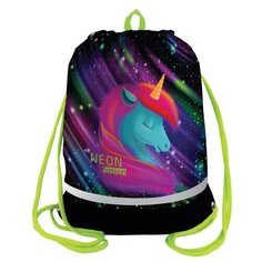Berlingo Мешок для обуви Neon Unicorn (MS09423) черный