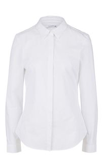 Классическая белая рубашка Lacoste