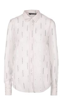 Полупрозрачная шелковая блуза Marciano Guess