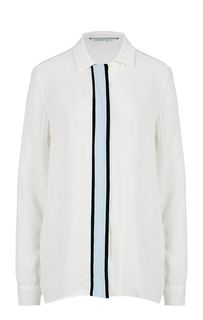 Блуза белого цвета с длинными рукавами Tommy Hilfiger