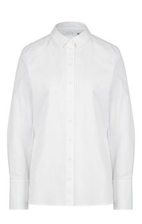 Приталенная хлопковая рубашка на пуговицах Calvin Klein