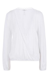 Блуза белого цвета с длинными рукавами Guess