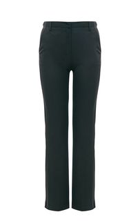 Черные расклешенные брюки в классическом стиле United Colors of Benetton