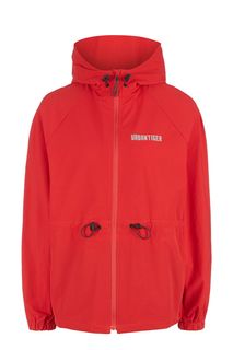 Красная куртка с логотипом бренда Urban Tiger