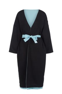 Удлиненный двусторонний плащ-кимоно с поясом UNU Clothing