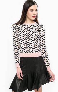 Разноцветный джемпер с отделкой бисером Guess