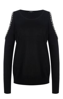 Черный джемпер с декором Marciano Guess