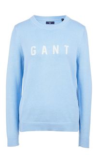 Хлопковый джемпер с вышивкой Gant