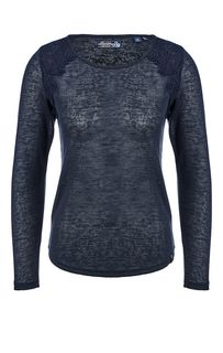 Тонкий джемпер синего цвета Superdry
