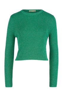 Укороченный джемпер с блестящей нитью Shade