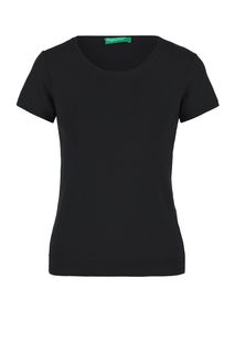 Джемпер из хлопка с короткими рукавами United Colors of Benetton