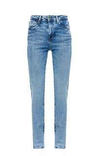 Зауженные синие джинсы с высокой талией Dion Str. Pepe Jeans