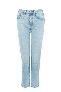 Зауженные синие джинсы с высокой талией 501® Original Levis®