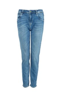 Синие джинсы с высокой посадкой Violet Pepe Jeans