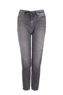 Зауженные серые джинсы с высокой талией Mom Jean Calvin Klein Jeans