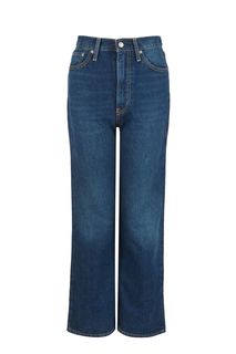 Укороченные синие джинсы прямого кроя Ribcage Straight Wellthread Levis®