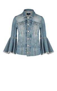 Куртка из денима с расклешенными рукавами Pepe Jeans