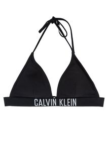 Купальный топ с логотипом бренда Calvin Klein