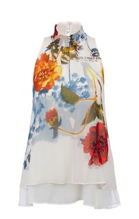 Топ из легкой ткани с отделкой пайетками Desigual