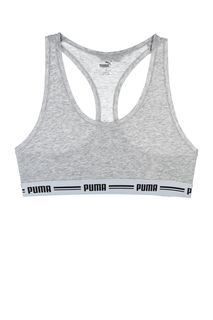Серый бюстгальтер в спортивном стиле Puma