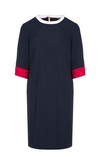 Синее платье свободного кроя Tommy Hilfiger