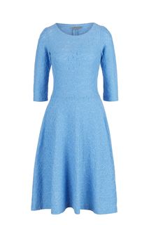 Светло-синее платье с расклешенной юбкой Imago