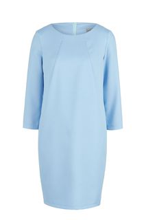 Короткое голубое платье с карманами Imago