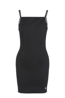 Облегающее трикотажное платье на бретелях Calvin Klein Jeans