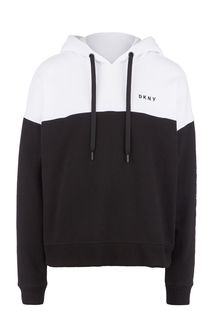 Толстовка с принтом на рукавах Dkny