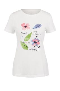 Хлопковая футболка с короткими рукавами Tom Tailor