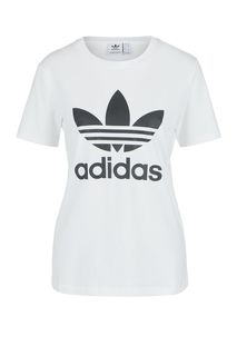 Хлопковая футболка с короткими рукавами Adidas Originals
