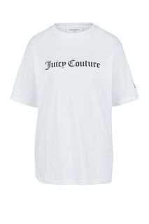 Белая футболка с короткими рукавами Juicy by Juicy Couture