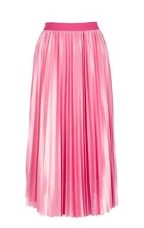 Плиссированная юбка розового цвета Pinko