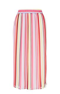Разноцветная расклешенная юбка с плиссировкой Tom Tailor
