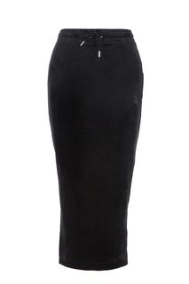 Облегающая бархатная юбка с отделкой стразами Juicy by Juicy Couture