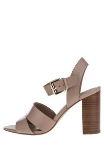 Кожаные босоножки бежевого цвета Aldo