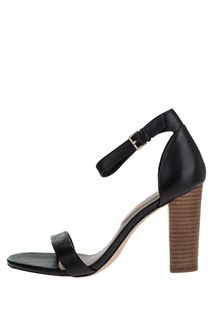 Кожаные босоножки черного цвета Aldo