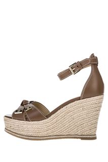 Босоножки из натуральной кожи на высокой танкетке Ripley Wedge Michael Michael Kors