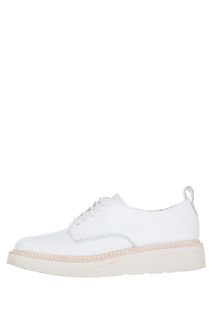 Кожаные полуботинки на небольшой танкетке Clarks