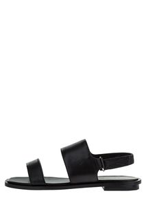 Кожаные сандалии черного цвета Aldo