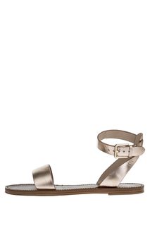 Кожаные сандалии золотистого цвета Aldo