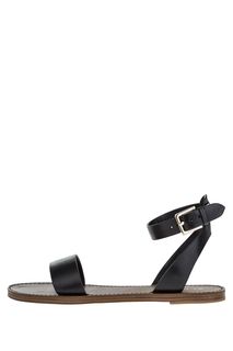 Кожаные сандалии черного цвета Aldo