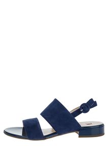 Замшевые сандалии синего цвета Högl
